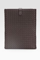 Bottega Veneta Woven Leather Ipad Case