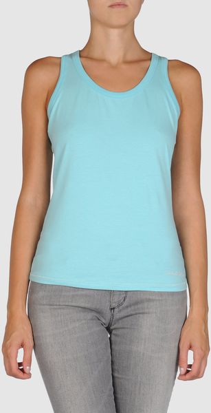 Calvin Klein Jeans Top in Blue (sky) - Lyst