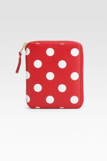 Comme Des Garçons Polka Dot Leather Wallet - Lyst