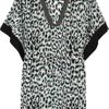 Diane Von Furstenberg Sporty Kleio Printed Cotton Kaftan in Blue - Lyst