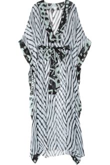 Diane Von Furstenberg Nannushka Silk-chiffon Kaftan - Lyst