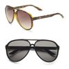 Gucci Young Project Aviator Sunglasses in Black for Men - Lyst