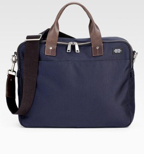 navy blue briefcase