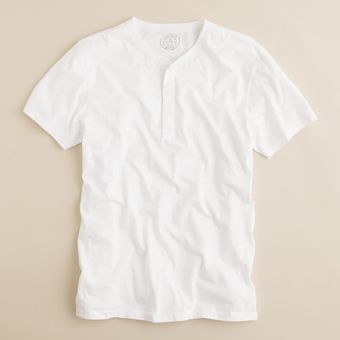 J.Crew Slim Broken-in Short-sleeve Henley - Lyst