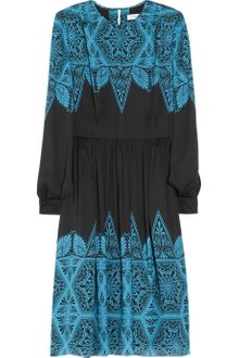 Jonathan Saunders Avery Printed Silk-satin Dress - Lyst