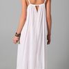 Mara Hoffman Embroidered Peasant Dress in White - Lyst