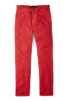 Marc By Marc Jacobs Red Cotton Canvas Slim Jeans - Lyst