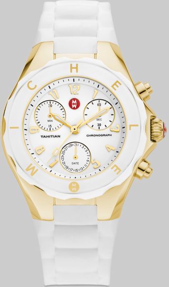 Michele Watches Tahitian Large Jelly Bean Chronograph Watch - Lyst