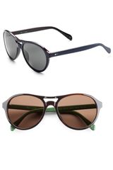 Paul Smith Birtley Plastic Aviator Sunglasses