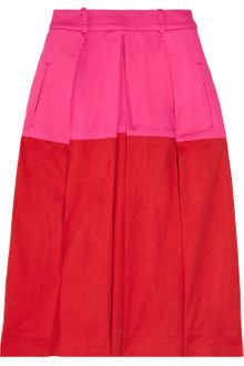 Preen Line Saint Tropez Stretch Cotton-twill Skirt - Lyst