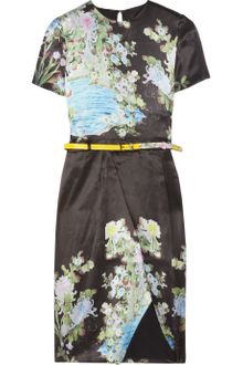 Preen Akiko Printed Silk Dress - Lyst