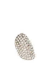River Island Diamond Domed Finger Trap Ring