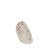 River Island Diamond Domed Finger Trap Ring in Silver - Lyst