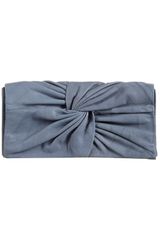Topshop Blue Twist Leather Purse