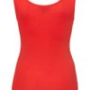 Topshop Basic Scoop Neck Vest in Red (watermelon) - Lyst