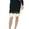 Valentino Crepe and Pleated Twill Skirt in Black - Lyst