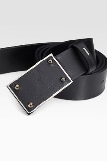 Versace Signature Leather Belt - Lyst