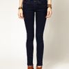 Wrangler Courtney Low Waist Skinny Jean in Blue (navy) - Lyst