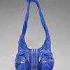 Alexander Wang Donna Washed Leather Hobo in Blue (azure) - Lyst