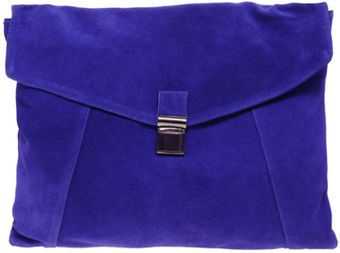 ASOS Collection Asos Suede Large Envelope Clutch Bag - Lyst