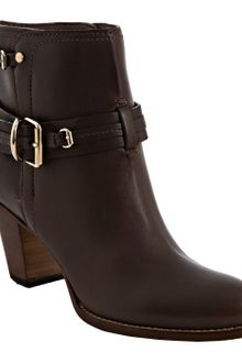 Dior Taupe Leather Equestre Buckle Detail Ankle Boots - Lyst