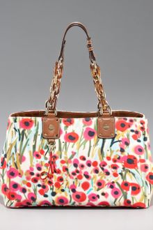 Milly Poppy-print Tote - Lyst