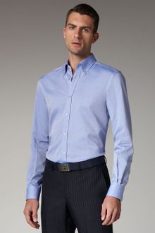 Versace Textured Button-down Shirt - Lyst