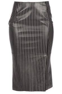 Dolce & Gabbana Archive Leather Pencil Skirt - Lyst