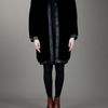 Louis Feraud Vintage Shearling Coat in Black - Lyst