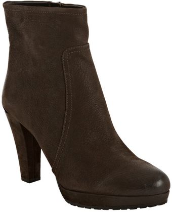  Sport Ebony Brushed Leather Ankle Boots 