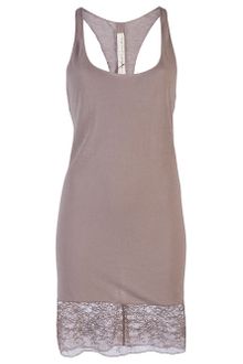 Raquel Allegra Lace Hem Slip Dress - Lyst