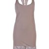 Raquel Allegra Lace Hem Slip Dress in Purple (plum) - Lyst