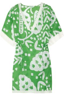 Diane Von Furstenberg Sporty Kleio Cotton Kaftan - Lyst