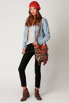 Free People Rocker Vegan Leather Pant - Lyst