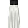 Narciso Rodriguez StretchSilk and Linen Dress in Black - Lyst