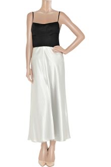 Narciso Rodriguez Stretch-Silk and Linen Dress - Lyst
