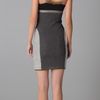 Vpl Hip Dress in Gray (charcoal) - Lyst