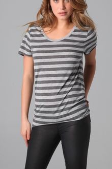 Zoe Karssen Striped Tee - Lyst