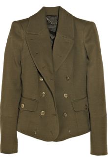 Burberry Prorsum Wool and Silkblend Military Jacket - Lyst