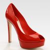 Dior Platform Pump in Red - Lyst