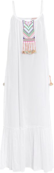 Mara Hoffman Embroidered Dress in White - Lyst