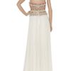 Marchesa Embellished Strapless Silk Gown in White - Lyst