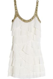 Rachel Gilbert Keisha Tiered Georgette Dress - Lyst