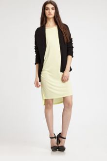 T By Alexander Wang T by Alexander Wang Chunky Draped Cotton Sweater - Lyst