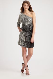 Tibi Constellation One-shoulder Dress - Lyst