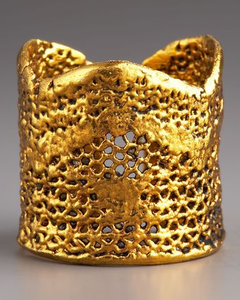 Aurelie Bidermann Lace Ring, Gold - Lyst