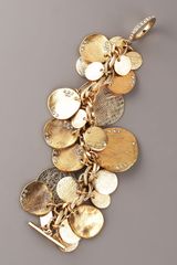 Badgley Mischka Pave Disc Necklace Bracelet
