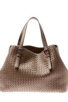 Bottega Veneta Intrecciato Woven Leather Tote Bag - Lyst