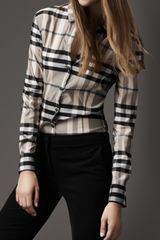Burberry Slim Fit Check Shirt