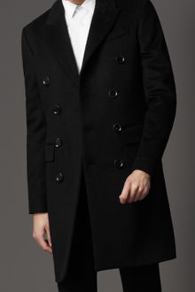 Burberry Felted Wool Topcoat - Lyst
